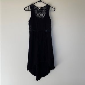 Forever 21 Black Lace Cutout Dress
